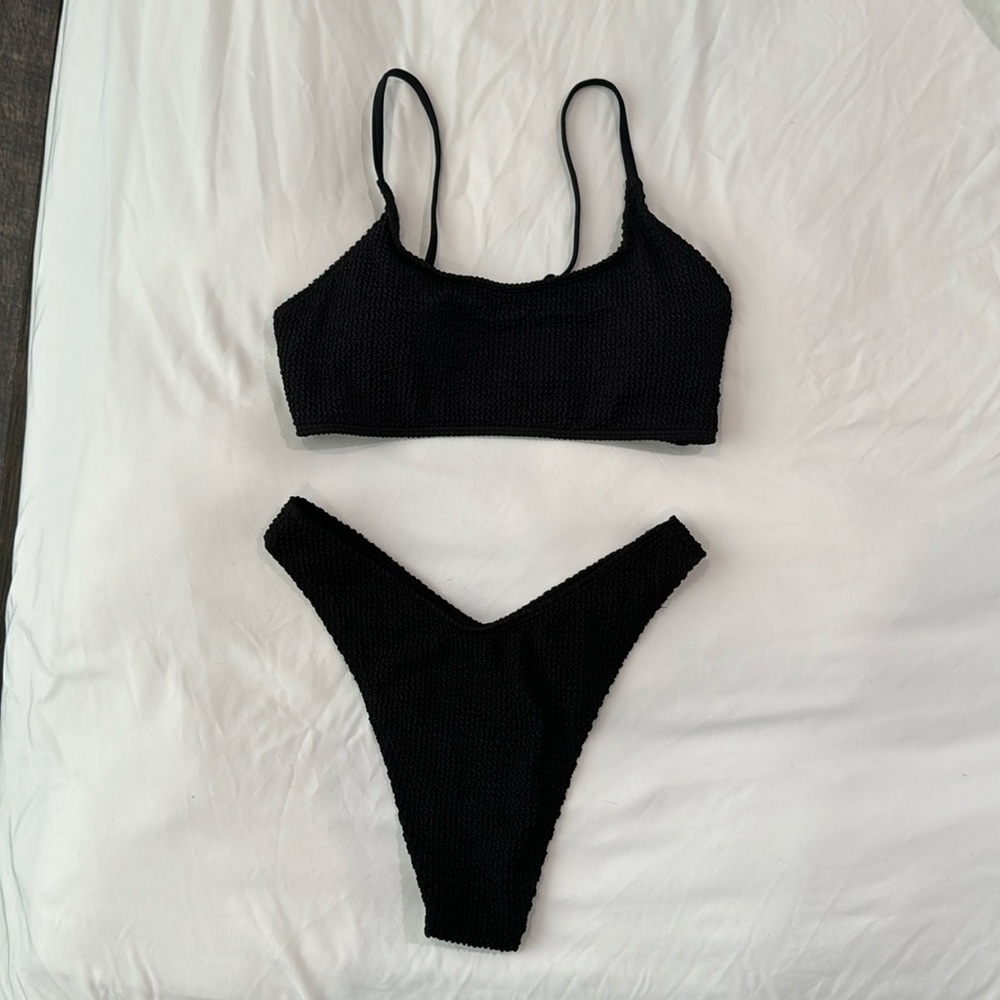 Textured swimsuit